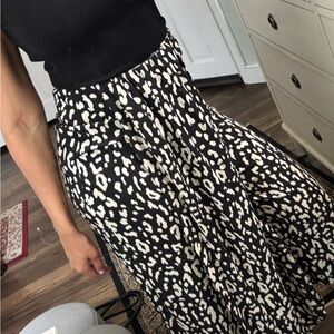 Zara High Waist Culotte Pant/Skirt